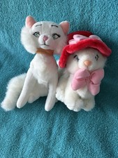 7” DUCHESS & MARIE Soft Toy Cats  Aristocats | Vintage Disney Exclusive Beanies 