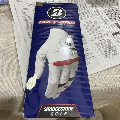 BRIDGESTONE SOFT-GRIP MEN'S XL REG. LEFT HAND HYBRID LEATHER GOLF GLOVE
