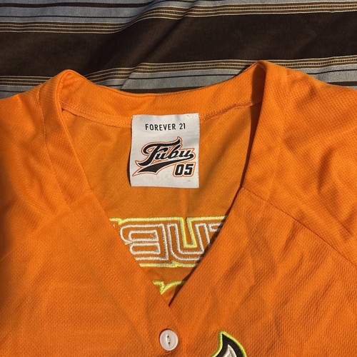 Maglia Forever 21 Fubu 05 bottoni davanti scollo a V maglia donna S/M vedi misure - Foto 3 di 15