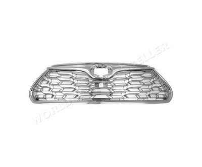 Grille Chrome With Hole for Camera For TOYOTA Highlander IV 21-