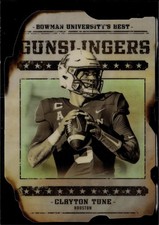 2022-23 Bowman's Best University Clayton Tune Gunslingers & Bandits Die Cut