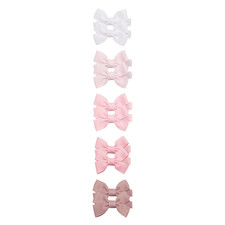 10/20/25/50Pcs Baby Girls Hair Bows in Pairs 2'' Ribbon Bows Alligator Hair Clip