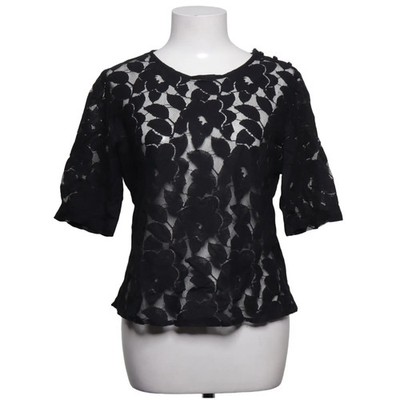 Custommade, Top, Größe: 38, Schwarz, Baumwolle/Polyamid/Seide/Viskose #N3v
