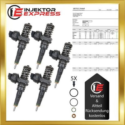 5x 0414720210 Pumpe Düse Einheit PDE VW Multivan Transporter 2.5 TDI 07Z130073F