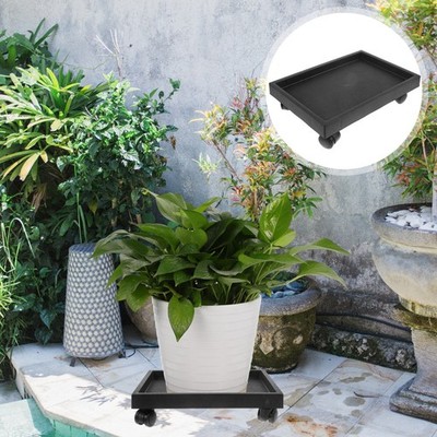 Bewegliches Tablett Für Pflanzen Blumentopfhalter Pflanzgefäß-Tropfschale