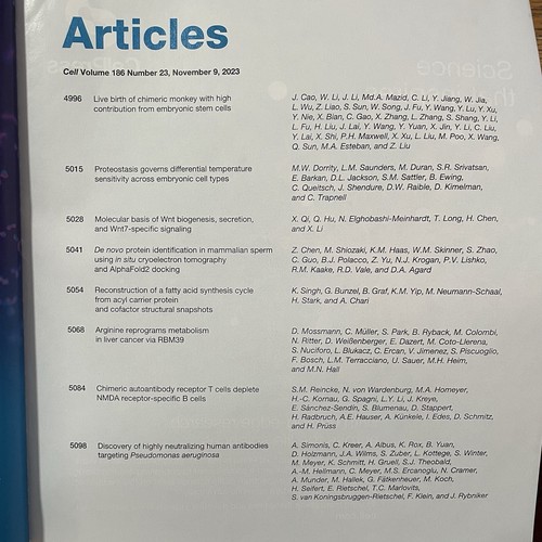 Cell Magazine Medical Journal Vol 186 #23 Nov 9, 2023 STEM & Mechanobiology - Picture 6 of 7