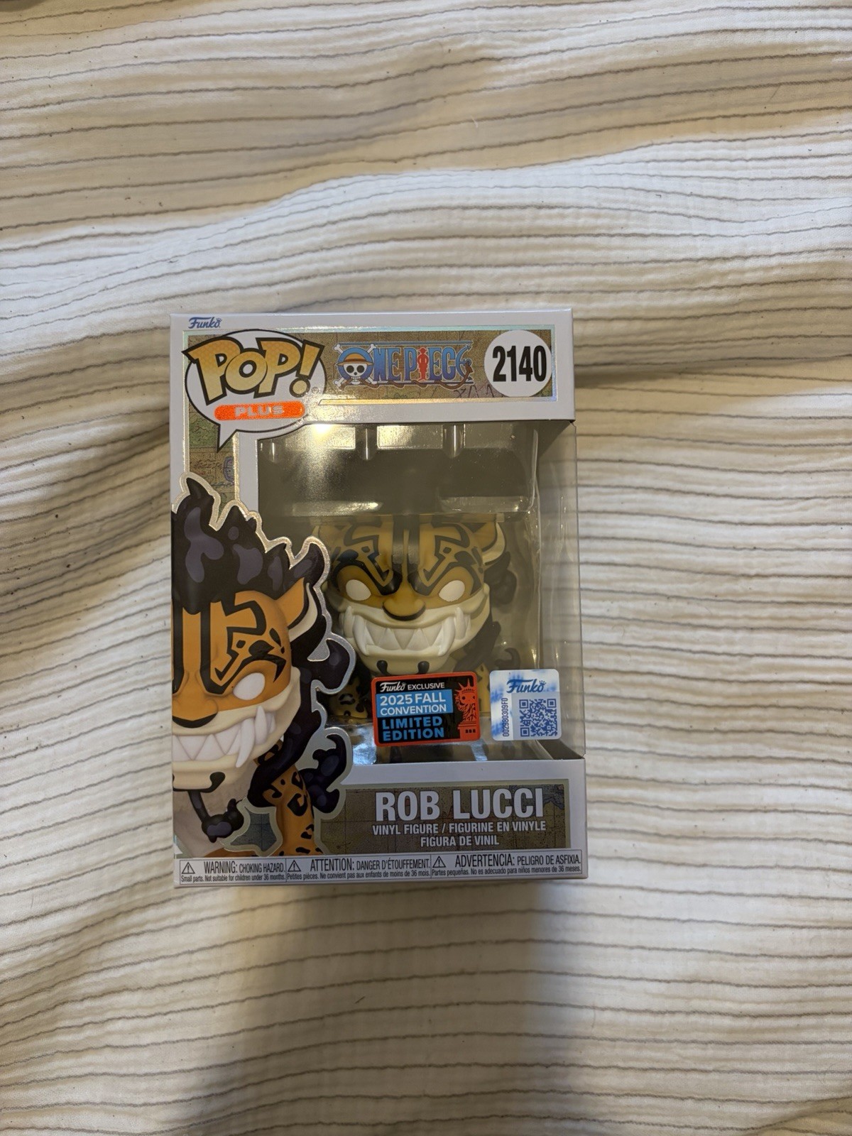 Funko Pop One Piece Rob Lucci Human Beast, la pièce rare NYCC pour compléter votre collection