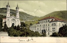 Ak Todtnau im Schwarzwald, Kirche, Gasthof - 4722414
