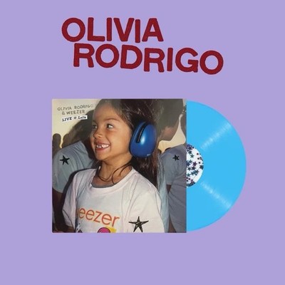 OLIVIA RODRIGO OLIVIA X WEEZER LIVE 7” BLUE VINYL SINGLE NEW | eBay UK
