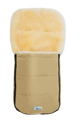 Altabebe Lammfellfußsack NORDKAP LBH 90x42x6 cm bunt