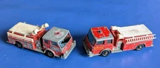 Vintage Pair of Matchbox Lesney Fire Truck's
