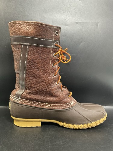 L.L. Bean Todd Snyder X Duck Stiefel Braun Leder & Gummi Herren Größe 9 M - Bild 12 von 24