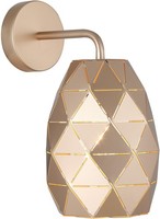 Champagner Glamour Moderne Wandleuchte Leuchter Flurlampe 1X40W/E27 IP20