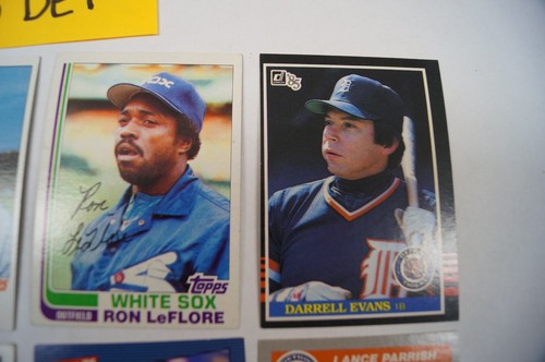 LOT (11) '84 Baseball Cards Topps Don Russ Fleer Detroit Tigers High Grade C122A - Picture 4 of 8