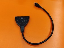                HDMI 3 Port Splitter Switch Adapter Cable Hub