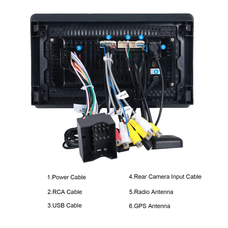 DAB+ Carplay Für Ford Transit MK7 2007-2014 Android 15 Autoradio GPS Navi 4+64GB - Bild 4 von 4