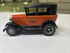Vintage Mini Tonka Taxi Car (1970s), Pressed Steel - Britt Iowa price tag