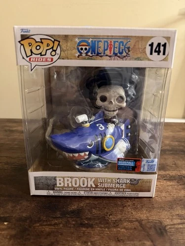 Funko Pop Rides One Piece Brook With Shark Submerge 141 NYCC 2025 Shared Sticker