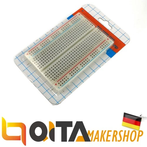 Steckbrett Breadboard Experimentierbrett 400 Kontakte Pins Raspberry Pi Arduino