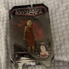 Battlestar Galactica Six Figure Signed By Tricia Helfer