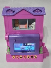 2006 MATTEL Pixel Chix 2 STORY HOUSE Pink Purple Interactive Works- READ