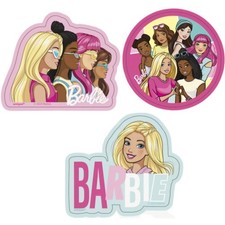 Unique Industries Big Barbie Sticker Sheets, Girl, Birthday, Christening, Pink