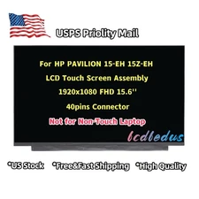 For HP PAVILION 15-EH 15Z-EH M09822-001 L47876-LD3 LCD Touch Screen Assembly