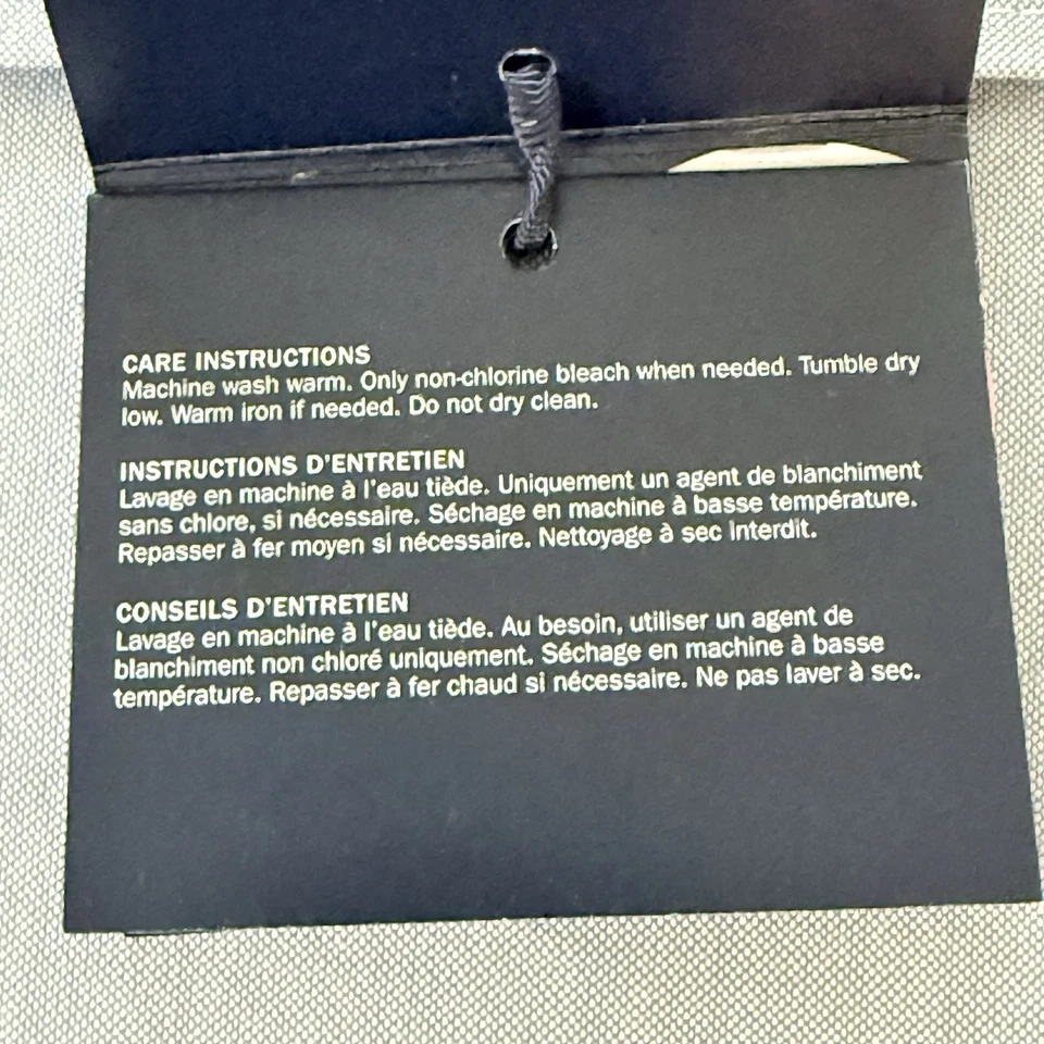 Funda nórdica reversible Oxford de algodón orgánico Ralph Lauren azul nueva con etiquetas $400 Foto 4 de 4