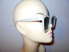 DIFF Eyewear Meredith Snowbound Frame Blue Lenses Sunglasses
