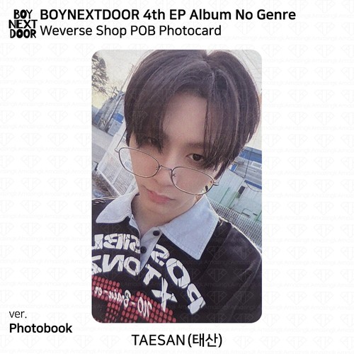 BOYNEXTDOOR 4th EP NO GENRE Weverse Shop POB Photocard KPOP K-POP TAESAN LEEHAN - Picture 5 of 13