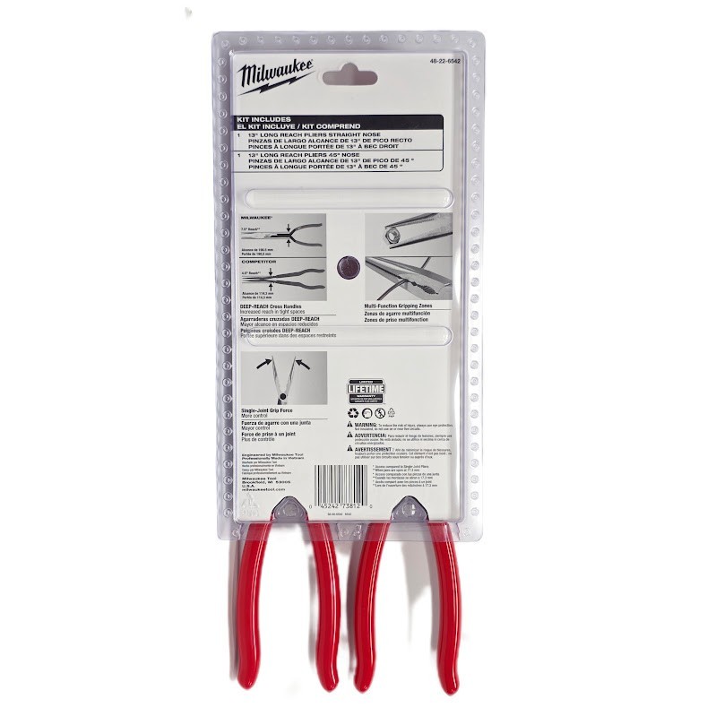 Milwaukee 48-22-6542 2PC Long Reach Pliers Set | eBay