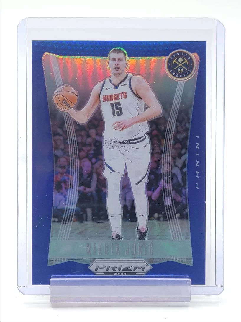 NIKOLA JOKIC 2023-24 PANINI PRIZM DECA BASKETBALL BLUE NUGGETS /149 Q3464