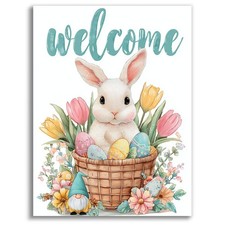 Easter Bunny Diamond Painting Kit For Adults 5D DIY Gem Painting Art Decor