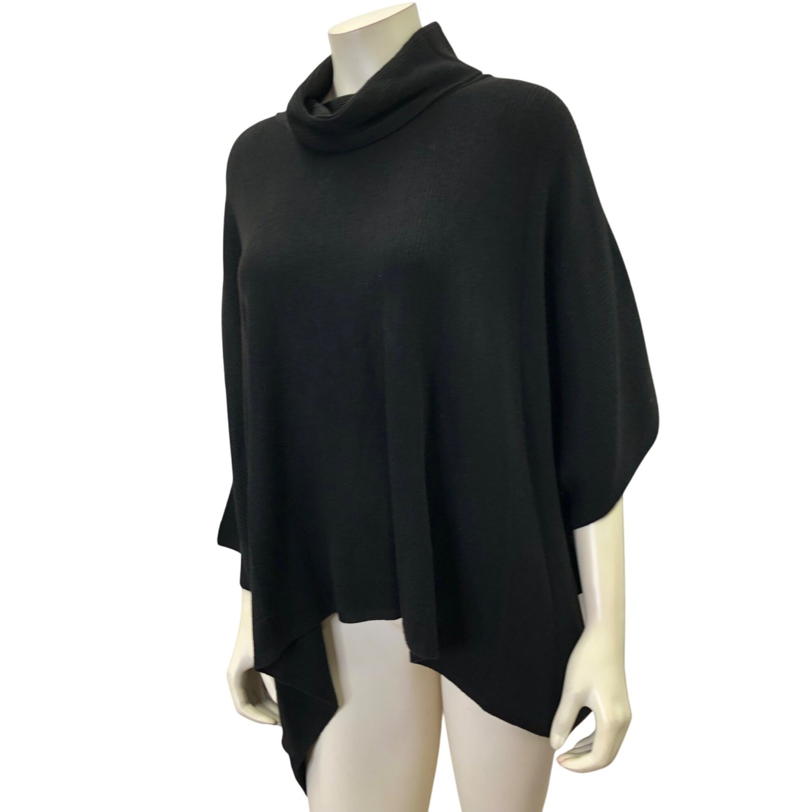 Calvin Klein $89 Asymmetrical poncho sweater S/M NWT thumbnail 4