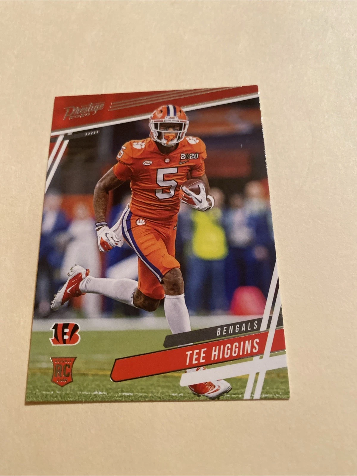 Tee Higgins trading card