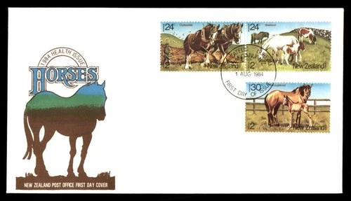 Mayfairstamps New Zealand FDC 1984 horses First Day Cover aax_42741