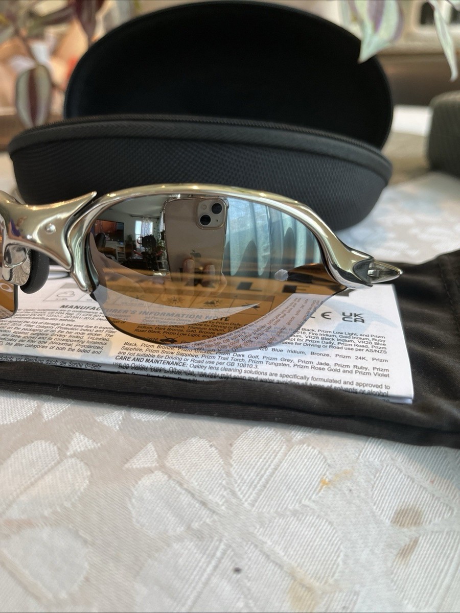 Oakley Romeo 2 Polarized Titanium Iridium Sunglasses | eBay