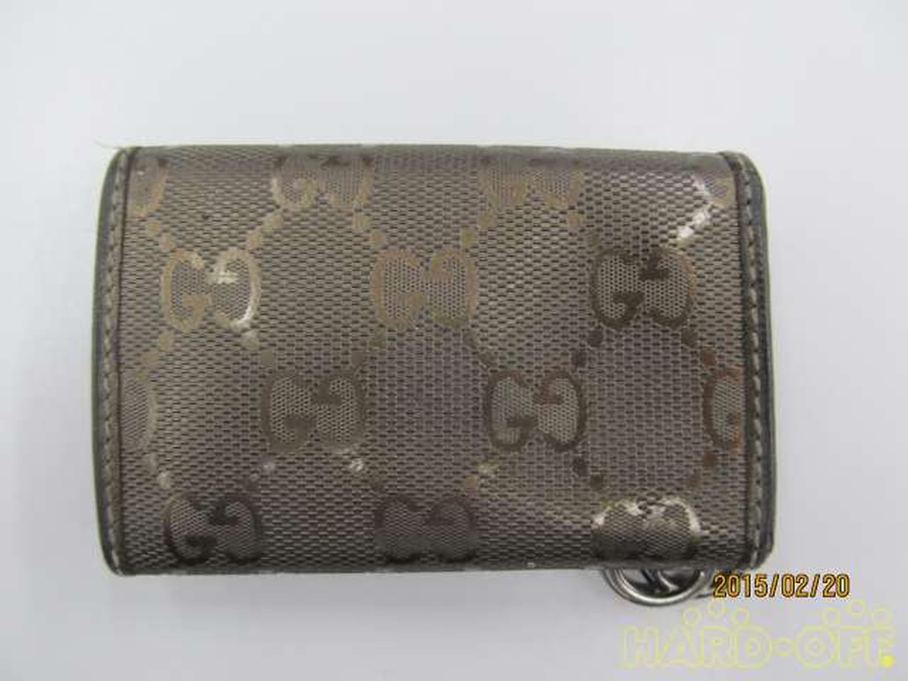 Key Case Model GG Pattern Gold GUCCI - image 1
