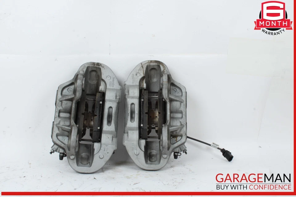 Juego de pinzas de freno delanteras izquierda y derecha Audi Q5 18-25 OEM Foto 2 de 4