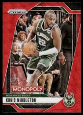 2024-25 Panini Prizm Monopoly #9 Khris Middleton Red Prizms