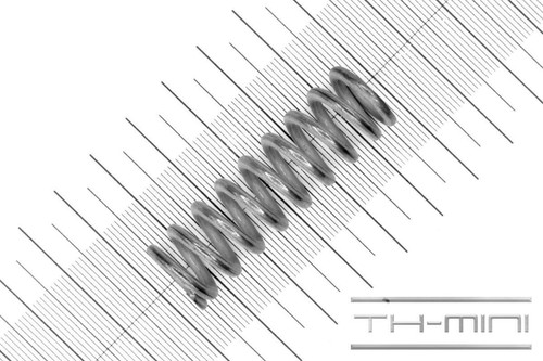 Druck-Feder 2,5mm angelegt 16,5x52mm 37,2kg Spiral Edel-stahl rostfrei Metall - 第 1/1 張圖片