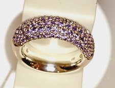 Thomas Sabo Ring Vintage Bandring silber Pavé lila, Gr. 58   TR 1462-58