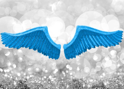 Beautiful Angel Baby Boy Fantasy Canvas Wall Art Picture Print