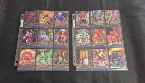 Fleer Marvel 1995 metal casi completo 170+ colección de tarjetas coleccionables - Imagen 7 de 10
