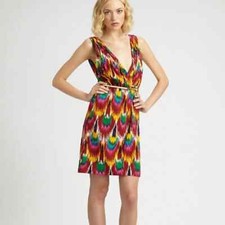 Alice + Olivia Alameda Printed Mini Dress size Medium EUC