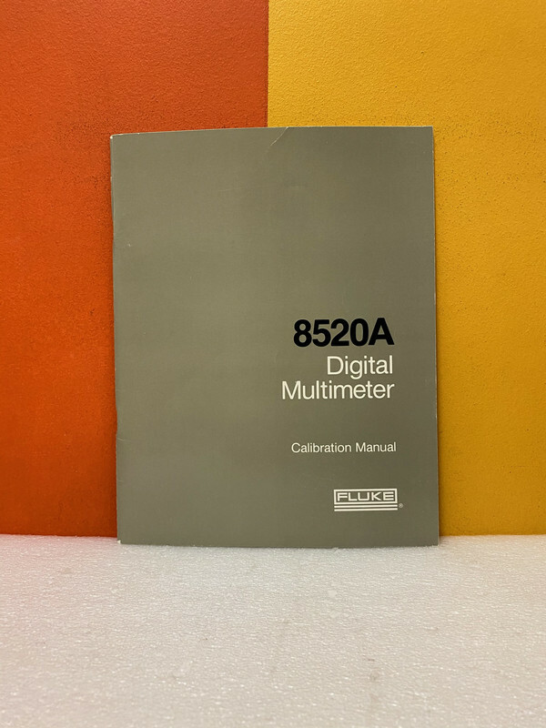 Fluke 541995 8520A Digital Multimeter Calibration Guide and Manual