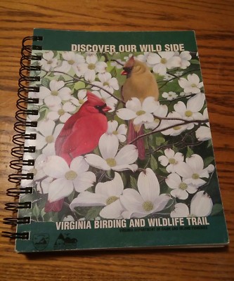 043 Virginia Birding & Wildlife Trail Spiral Bound Book Discover Our