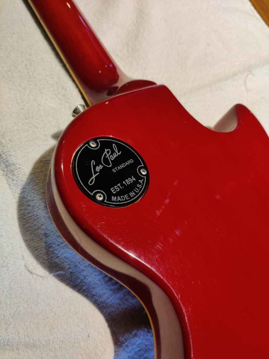 Engraved Switch Back Plate cavity cover for Epiphone or Gibson Les