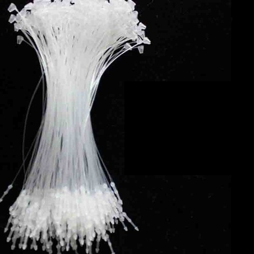 1000pcs New Loop Locks Plastic Snap Lock Pins Security Tag Label Fasteners White - Picture 5 of 5
