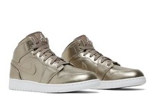 Nike Air Jordan 1 Mid SE GS Sepia Stone Retro Sneakers AV5174-200